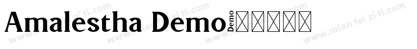 Amalestha Demo字体转换